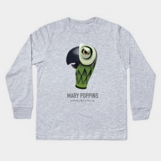 Mary Poppins - Alternative Movie Poster Kids Long Sleeve T-Shirt